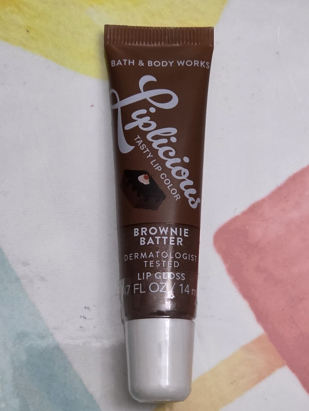 Bath & Body Works Liplicious Brownie Batter Lip Gloss - Brown New Sealed RARE